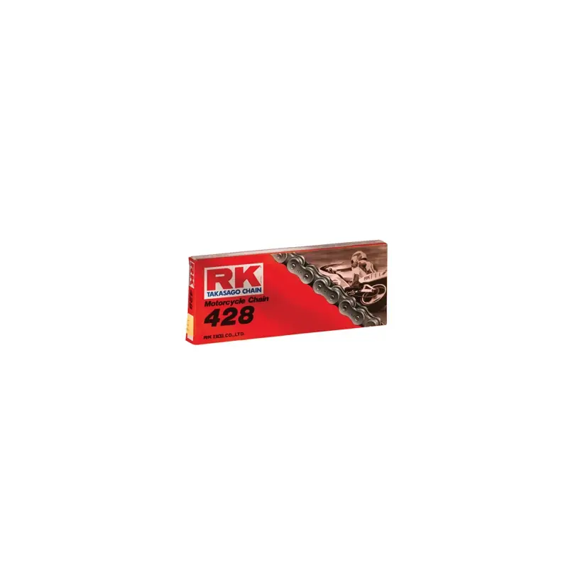 Chaine RK 428D Standard Pas de 428 – Couleur Acier Réduction