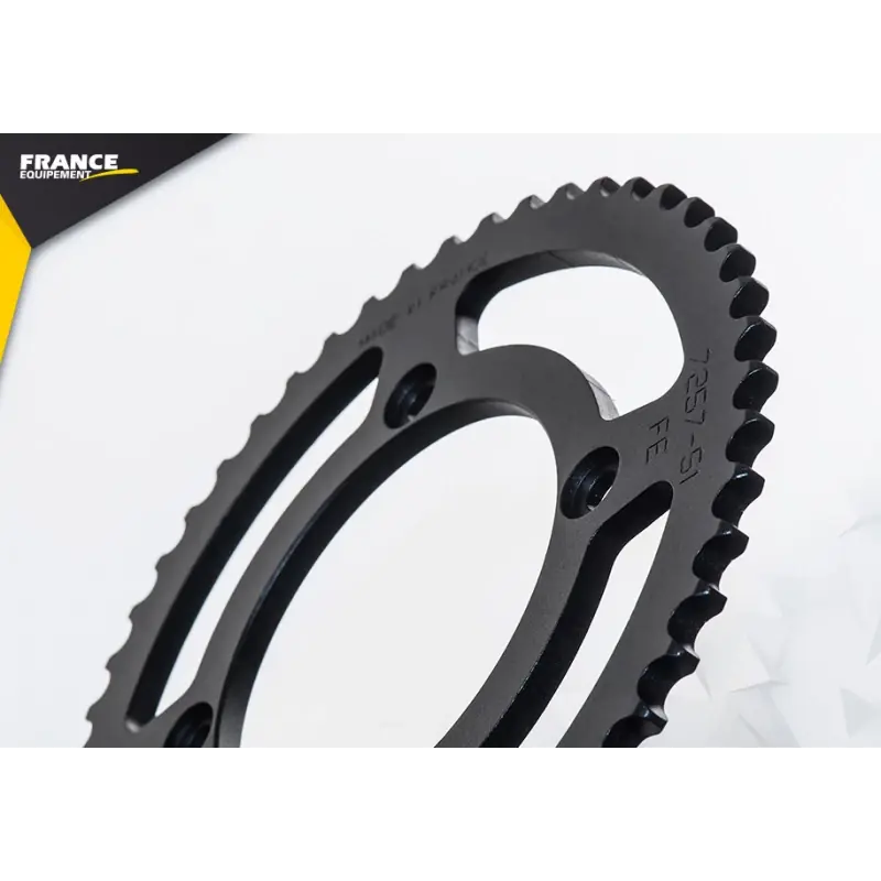 Achat Immédiat Couronne Acier 51 dents pour chaine 428 – France Equipement 3501.7257.51