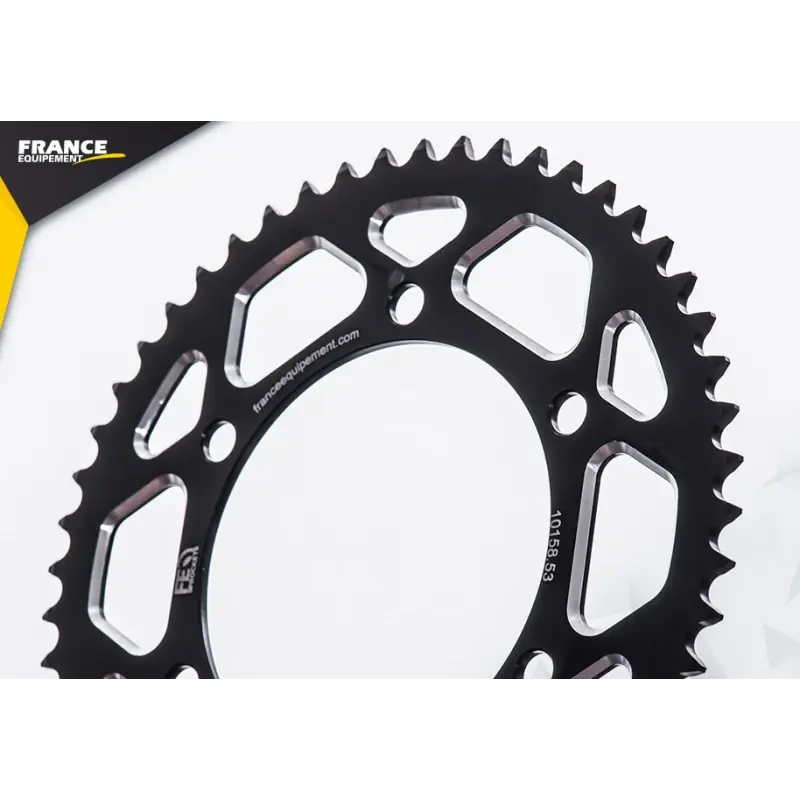 Vente Flash Couronne Alu 53 dents pour chaine 415 – France Equipement 5114.10158.531