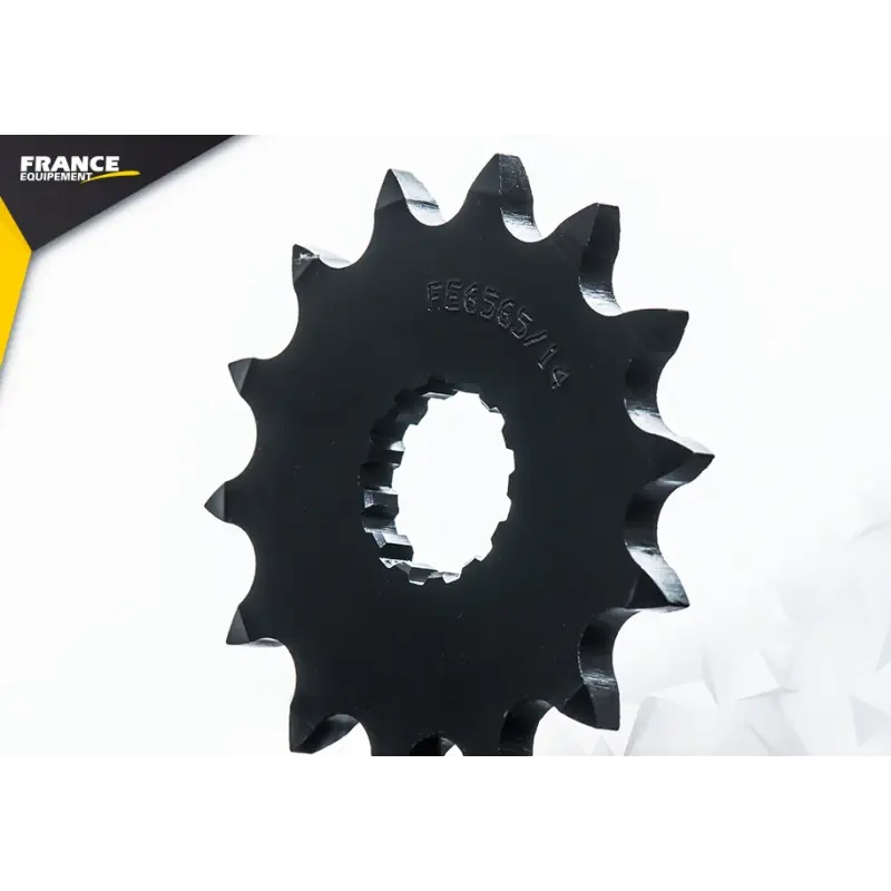 Pignon 14 dents pour chaine 520 – France Equipement 15400.E565.14 Jusqu&rsquo;à Épuisement Des Stocks