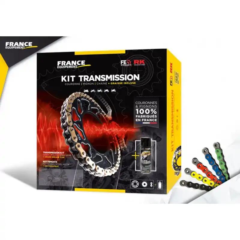 KIT ACIER DUCATI 1000 MONSTER S2R 2005/06 15X41 RK525RO Dernier Modèle