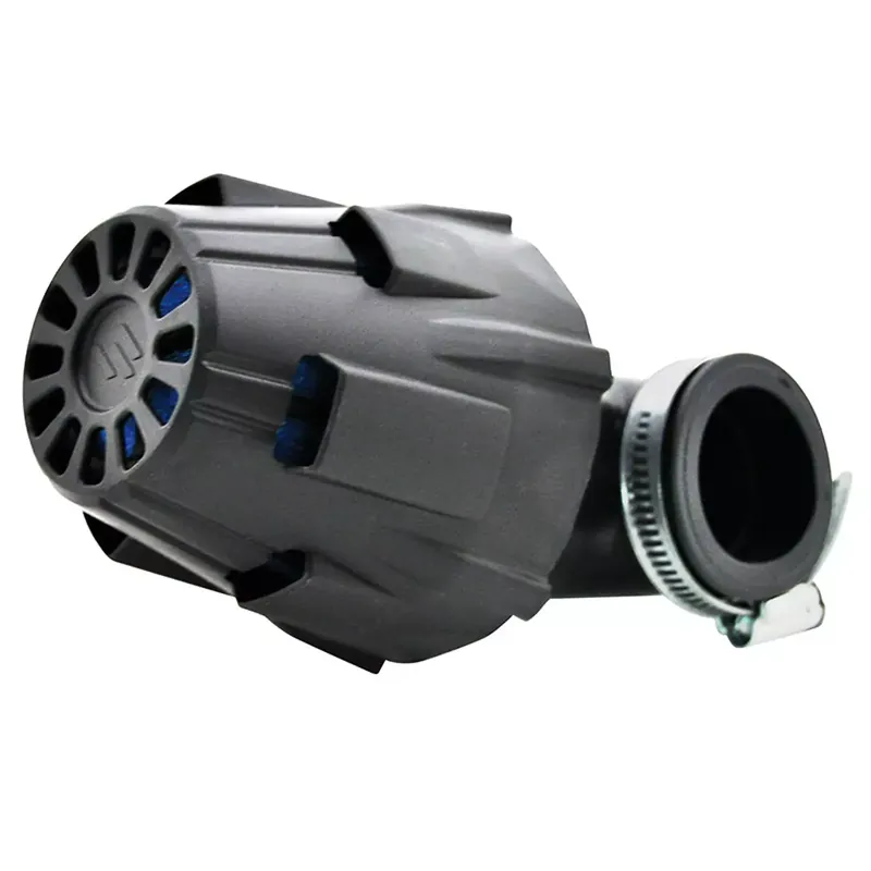 Filtre à Air PHBG – POLINI Blue Air Box 32mm coudé 90 degrés Long 135mm Vente Directe