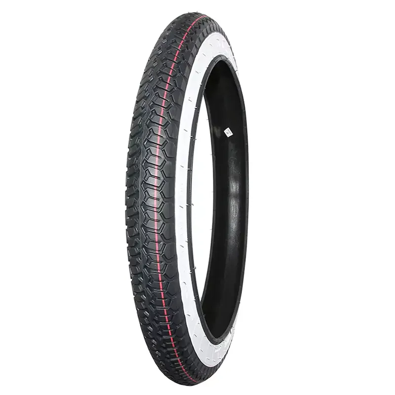 Remise Pneu 16 pouces Mitas B8 - 2 1/4x16 TT REINF Flancs Blancs