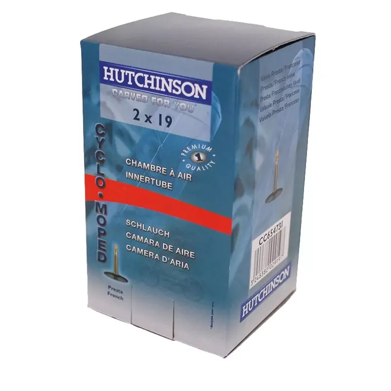 Usine Directe Chambre à Air 19 pouces 1 3-4×19 / 2×19 – Valve Presta HUTCHINSON