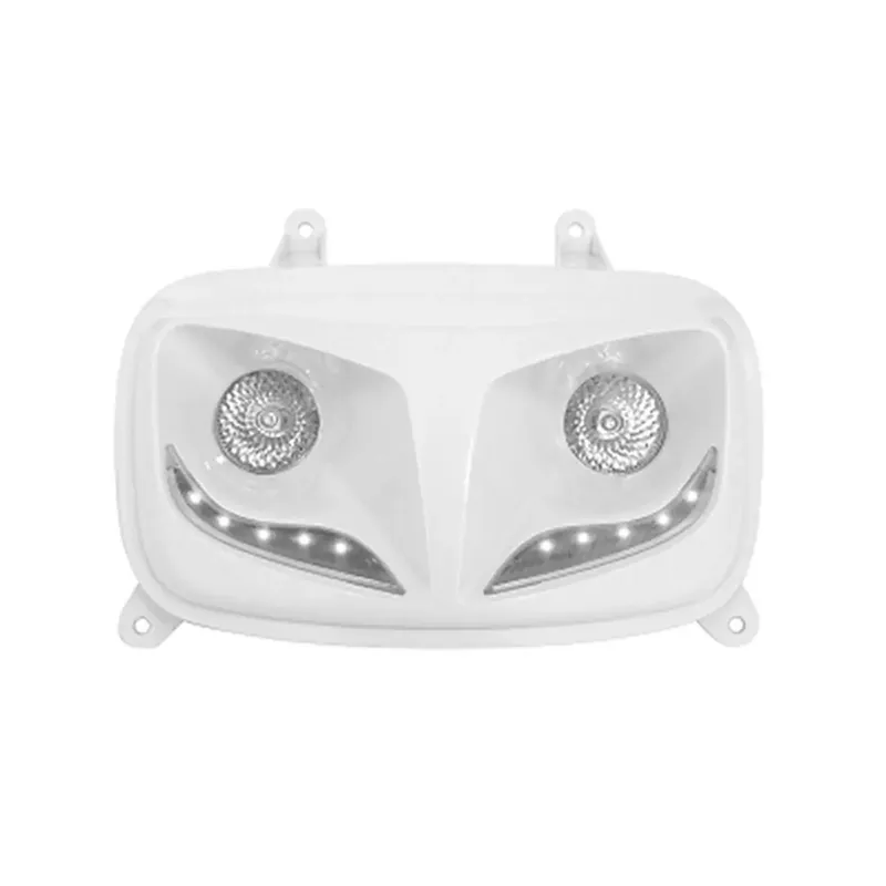 Vente Directe Double Optique MBK Booster YAMAHA Bw's à partir de 2004 – Eyelight Blanc à Leds