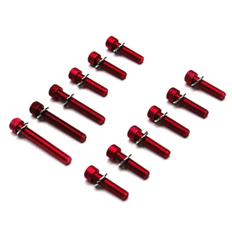 Dernier Modèle Visserie Carter Kick MBK Booster Nitro YAMAHA BW's Aerox – Alu Rouge