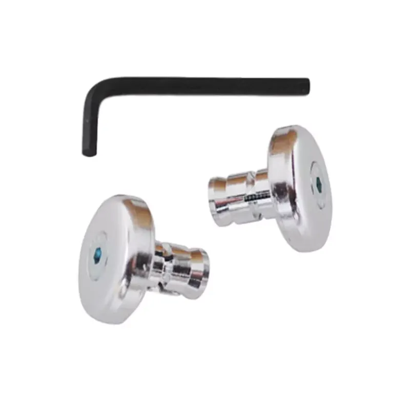 Nouvel Arrivage Embout de Guidon – Plat 14mm Argent