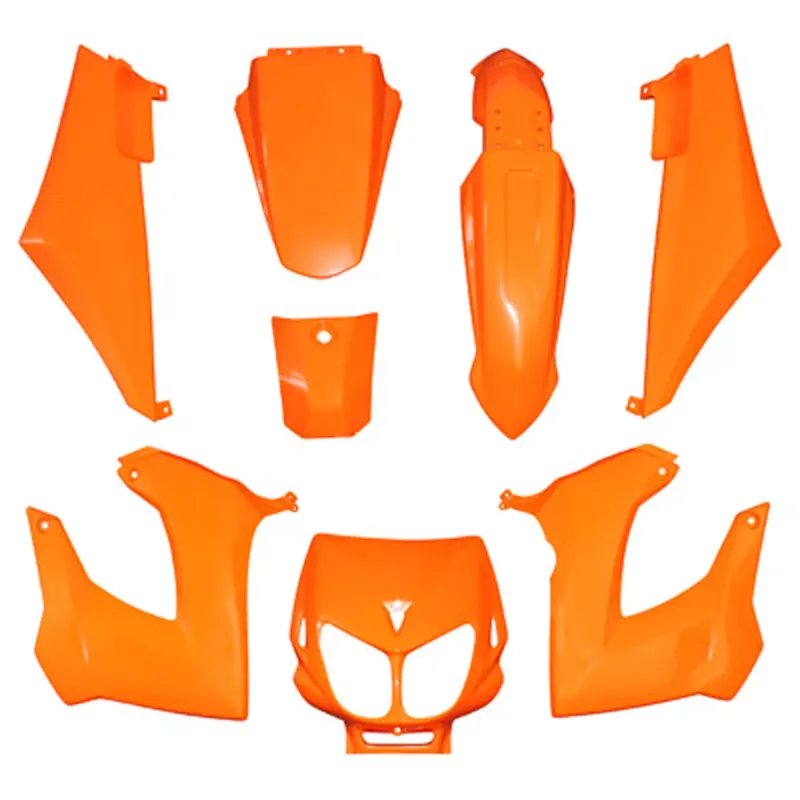 Bon Marché Kit Carénages Derbi Senda avant 2011 – Orange brillant