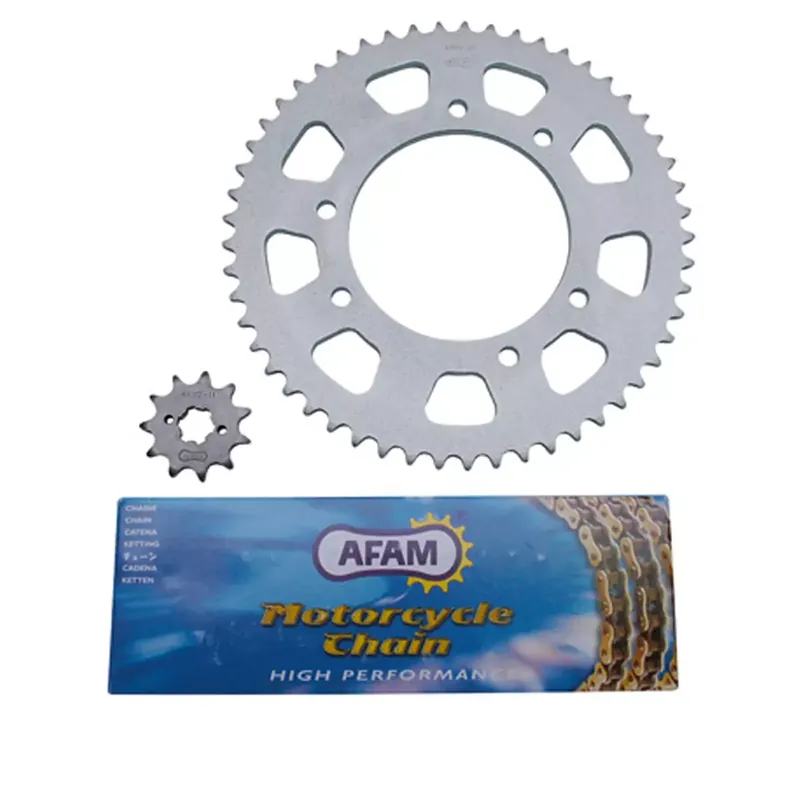 Kit chaîne Derbi Senda DRD Racing 2006 à 2011 Bultaco Lobito Astro – 11 x 53 420 / 102mm 6T AFAM Authentique
