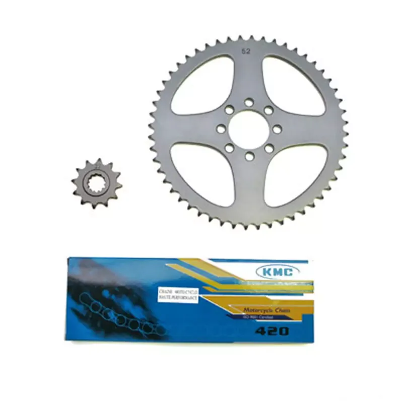 Kit chaîne MBK X-Limit Yamaha DTR 5BK de 1997 à 2001 – 12 x 52 420 / 44mm KMC Retour Gratuit