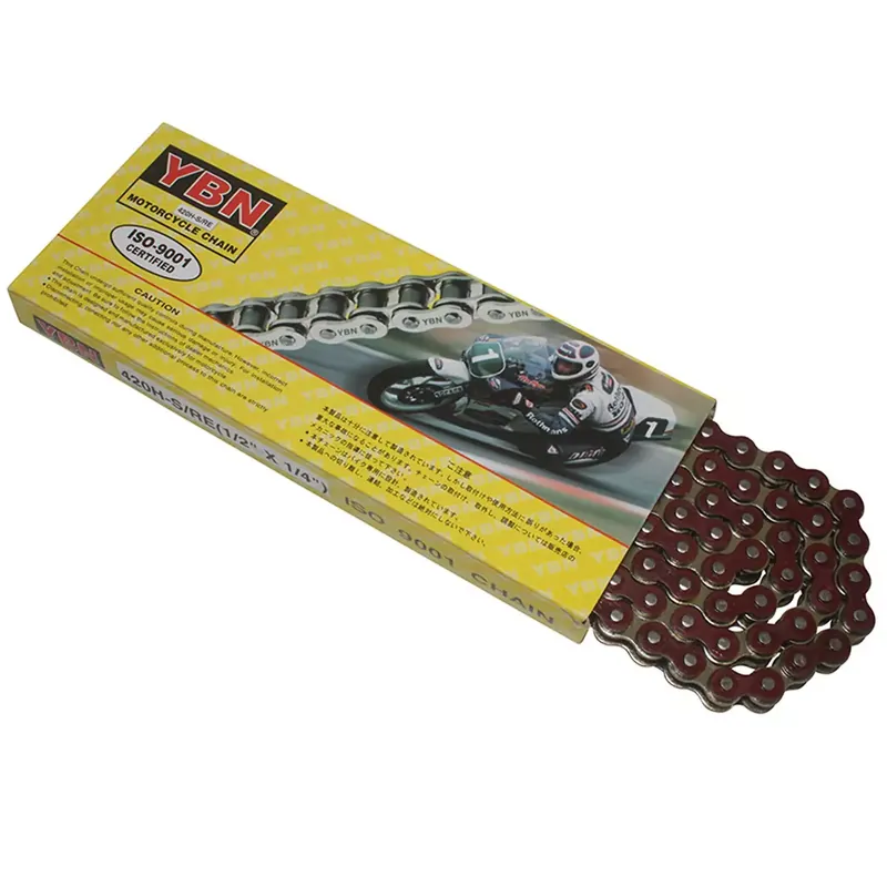 Commande En Gros Chaîne 420 – 134 Maillons – YBN Renforcé Rouge