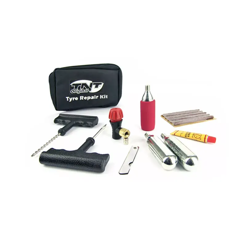 Kit réparation Tubeless à Mèche avec CO2 – TNT Meilleure Vente