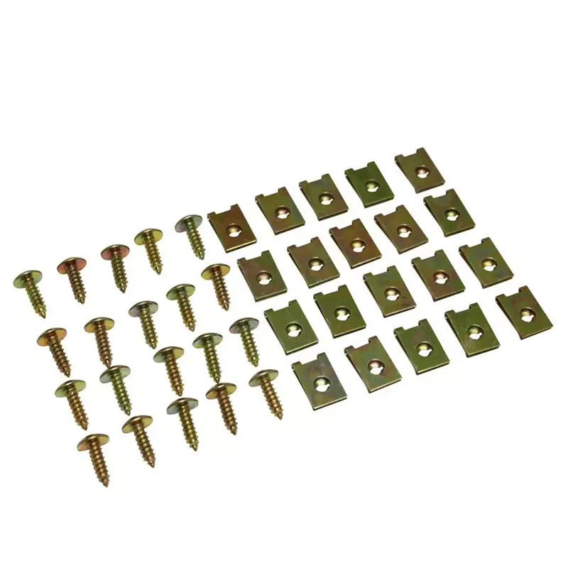 Paiement Sécurisé Jeu de 20 Vis & Agrafes pour Carrosserie – 5 x 16mm
