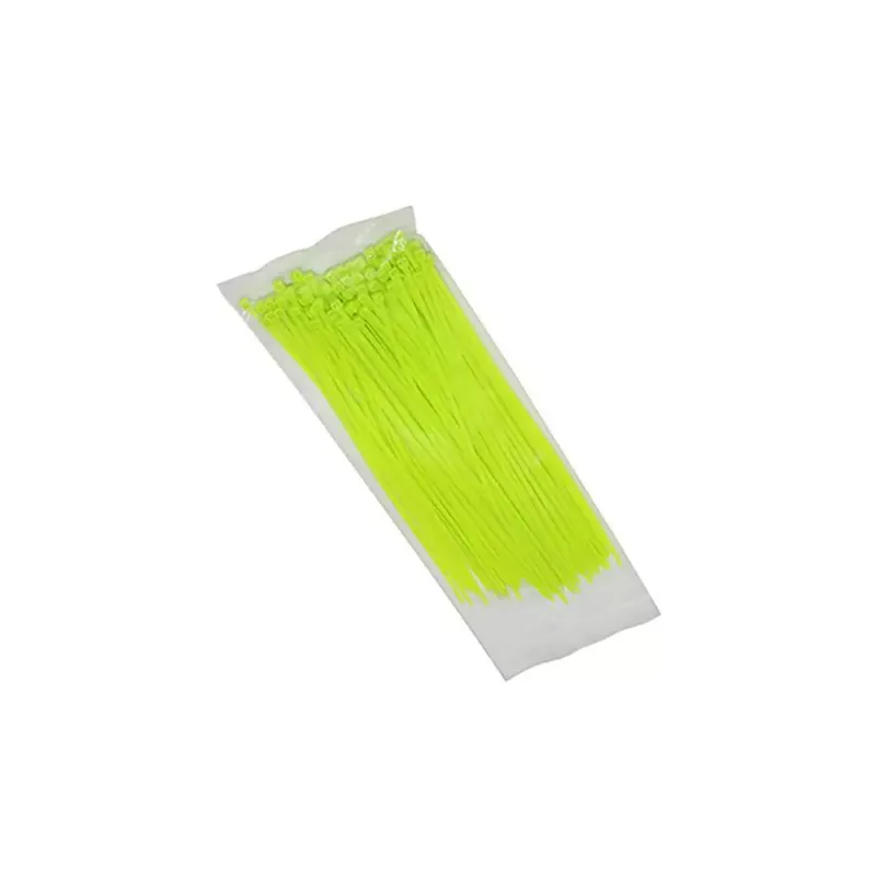 Marque Collier de Serrage Type RILSAN – 2.5 x 200mm VERT FLUO