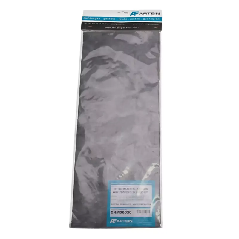 Feuille à Joint - Fibre Renforcée Acier Culasse / Pot 0.80mm + 1.20mm / 195 x 475mm / 2 feuilles ARTEIN Dernier Modèle
