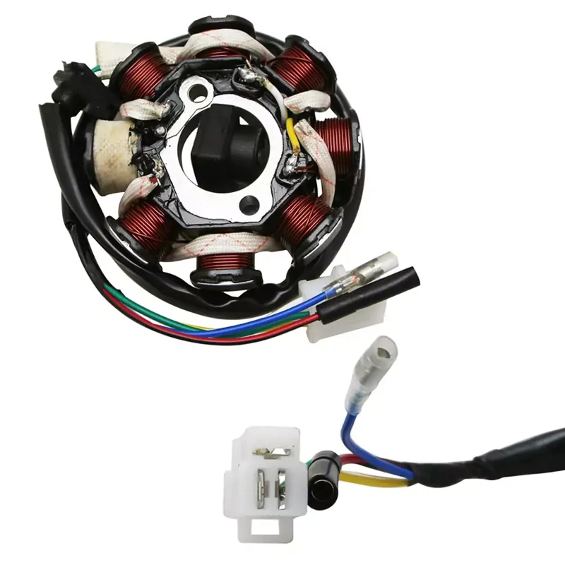 Prix Bas Stator Allumage Peugeot Kymco SYM 139QM GY6 4T – 8 pôles 5 fils