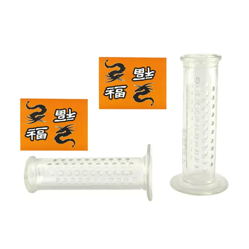Quantité Limitée Poignées de Guidon – TNT Dragon Transparent / Orange