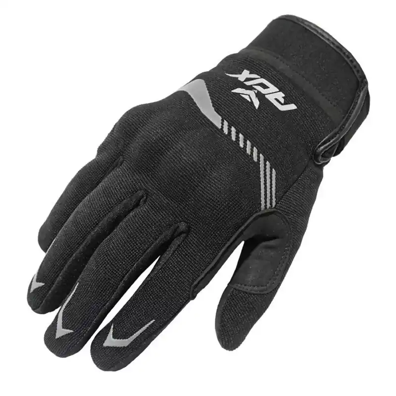 Authentique Gants Moto – ADX Vista Printemps / été – Noir / Argent S