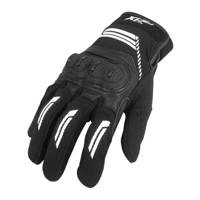Gants Moto – ADX Denver Printemps / été – Noir / Blanc S Populaire