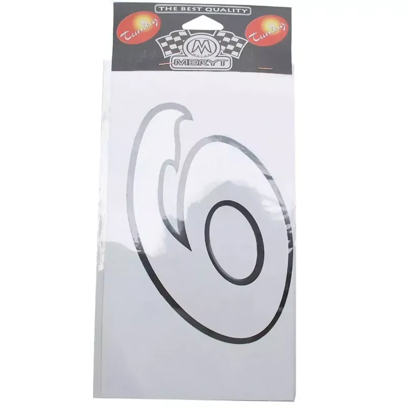 Quantité Limitée Autocollant / Sticker – MERYT Numéro 6 Blanc 13cm