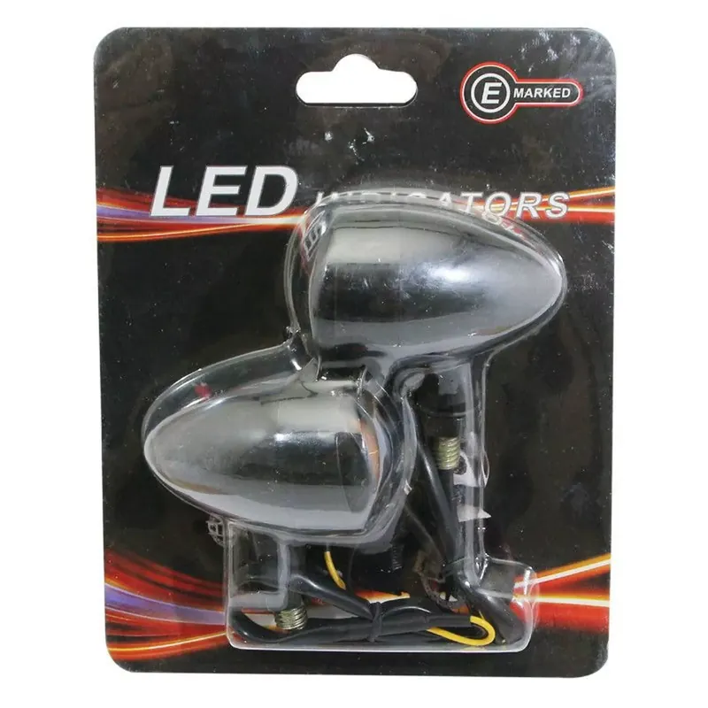 Clignotant universel Replay Vintage 13 LED fumé noir homologué CE (paire) Expédié Aujourd&rsquo;hui
