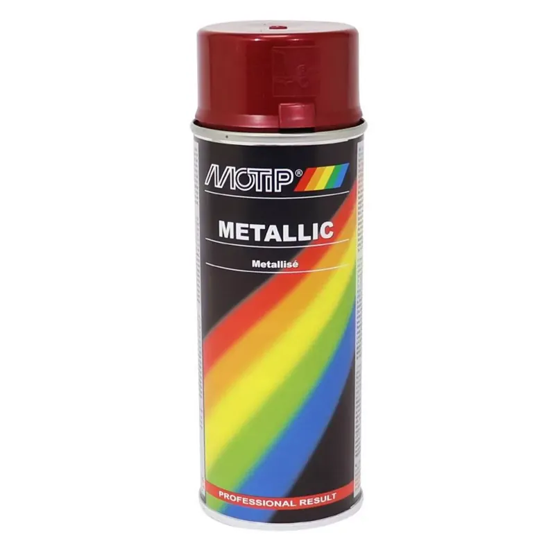 Nouvelle Collection Bombe Peinture – Motip Pro Metal Rouge Métallisé 400ml