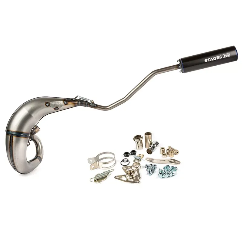 Pot Passage Haut Gauche Beta RR 50 / 77cc – Streetrace CNC Noir / Bleu Stage6 Promotion