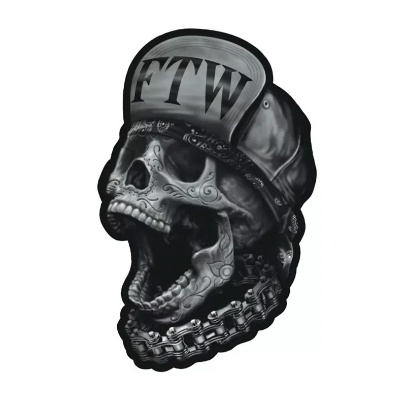 Solde Autocollant / Sticker – LETHAL THREAT Mini Tete De Mort FTW 6 x 8cm