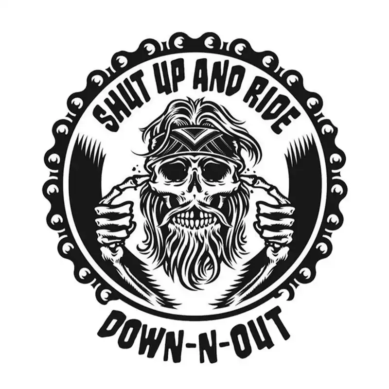 Autocollant / Sticker – LETHAL THREAT Mini Shut Up And Ride 6 x 8cm Populaire