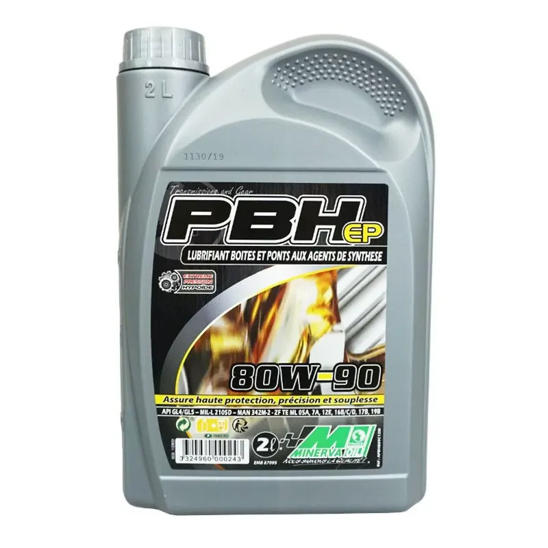 Huile de Transmission – 80W90 PBH Minerva Oil 2L Prix Promo