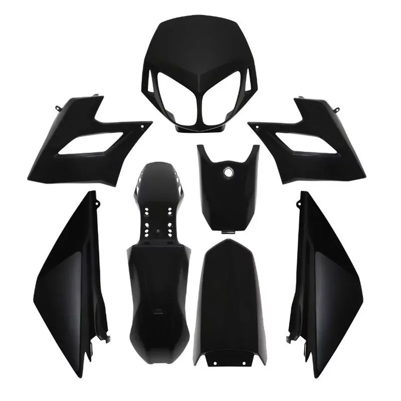 Kit Carénages Derbi Senda DRD Racing avant 2011 – Noir Brillant Vente Directe