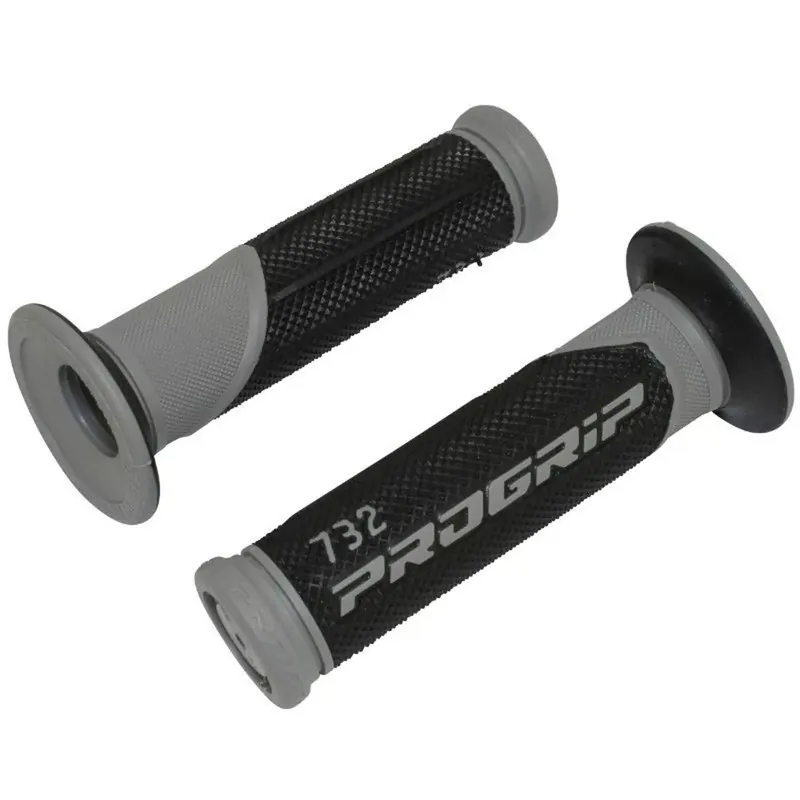 Poignées de Guidon - Progrip 732 Scooter Noir / Gris Acheter Direct