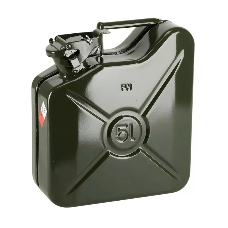 Jerrycan / Bidon Essence 5L Métal Vert Armée Type US – Pressol Quantité Limitée