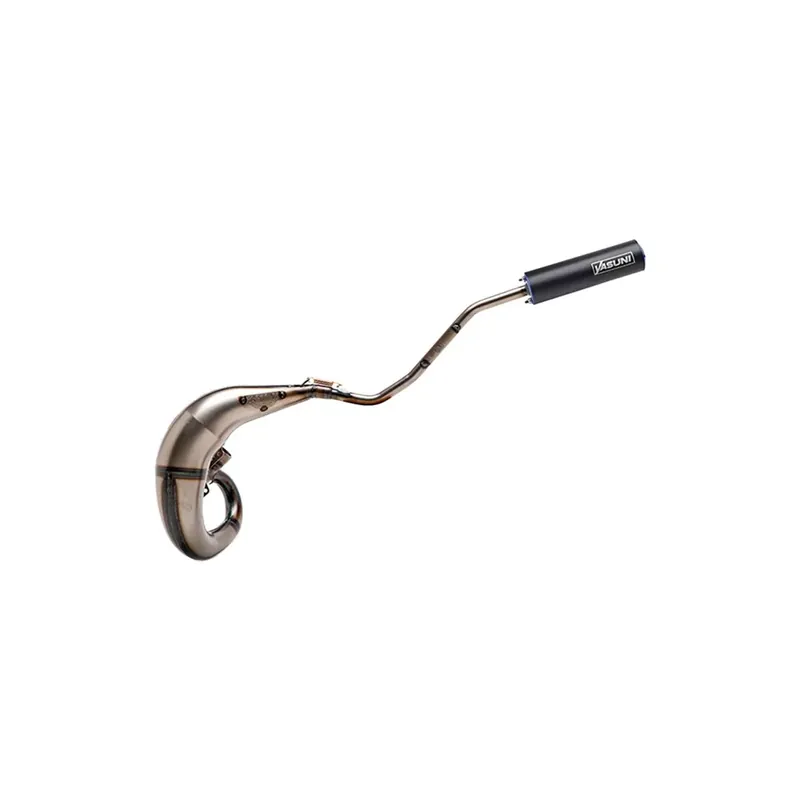 Dernier Modèle Pot Passage Haut Gauche MBK X-Limit Rieju RR Yamaha DTR 50 / 70cc – Cross ML Max Pro Blue Yasuni