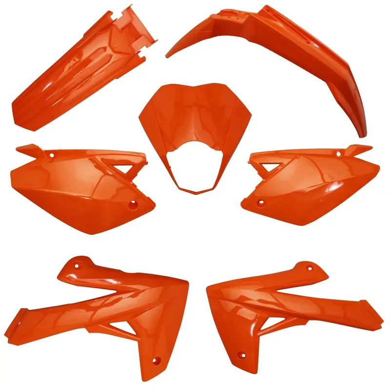 Kit Carénages Rieju MRT à partir de 2009 – Orange Brillant 7 Pièces Affaire À Saisir