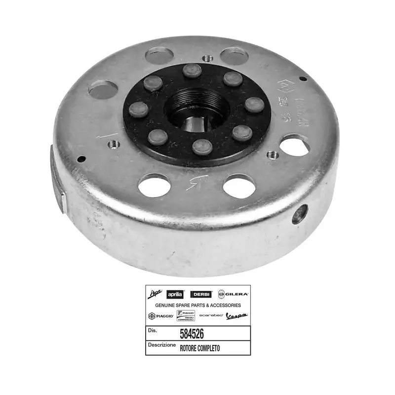 Expédition Rapide ROTOR (KOKUSAN) ORIGINE PIAGGIO 50 FLY 2000/, ZIP 2000/, LIBERTY 2000/, VESPA LX 2000/, PRIMAVERA 2013/, TYPHOON 2005/, NRG 2000