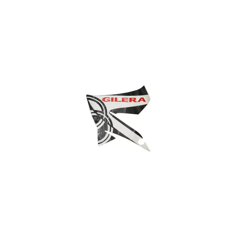 AUTOCOLLANT/STICKER/DECOR AILE AVANT GAUCHE ORIGINE PIAGGIO 50 GILERA SMT/RCR 2013/ BLANCHE — Quantité Limitée