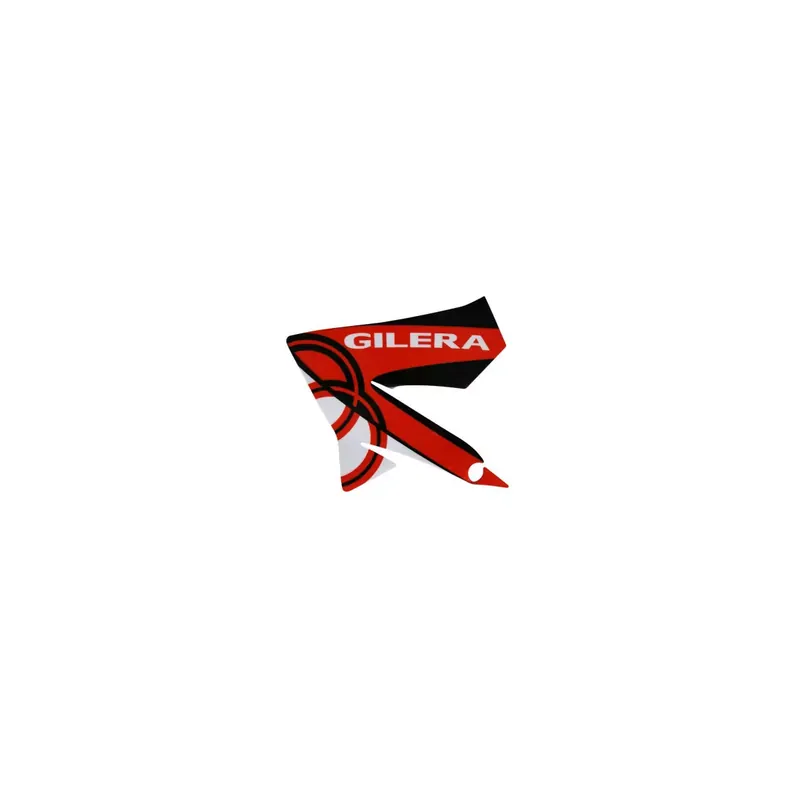 AUTOCOLLANT/STICKER/DECOR AILE AVANT GAUCHE ORIGINE PIAGGIO 50 GILERA SMT/RCR 2013/ BLANCHE/ROUGE Vente Flash