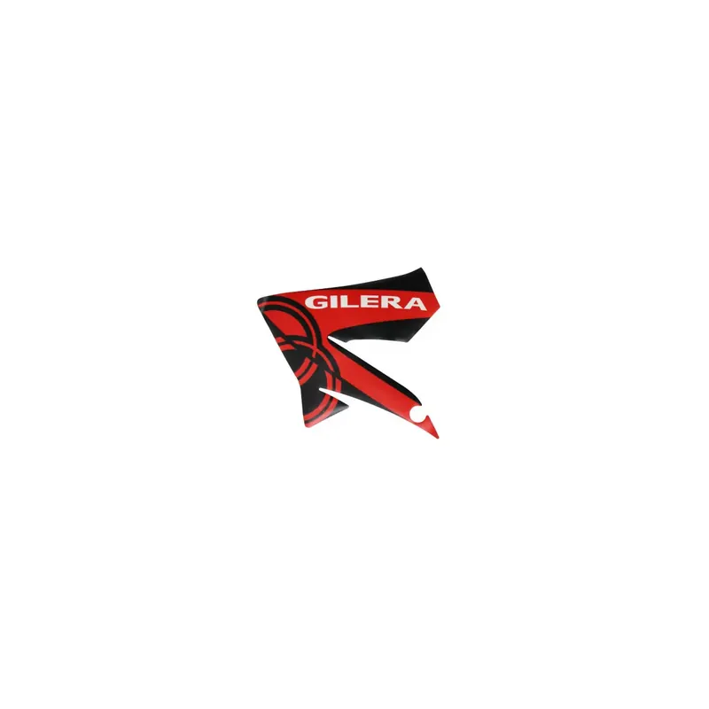 AUTOCOLLANT/STICKER/DECOR AILE AVANT GAUCHE ORIGINE PIAGGIO 50 GILERA SMT/RCR 2013/ ROUGE Offre Exclusive