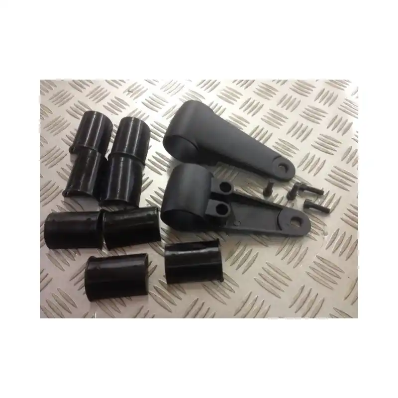 KIT PATTES DE PHARE VINTAGE ALUMINIUM NOIR Top Vente