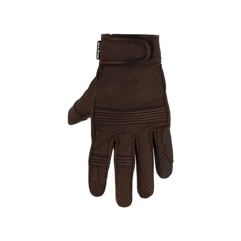 Certifié GANTS ÉTÉ CUIR MOTO LOOK VINTAGE HOMOLOGUE ET TACTILE SMARTPHONE – NEUF –