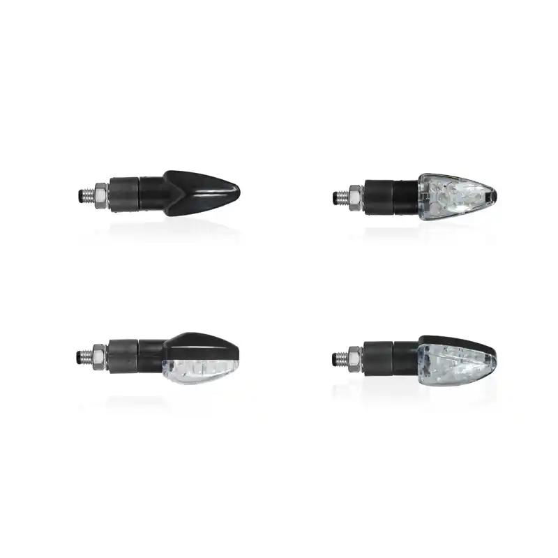Vente Flash CLIGNOTANTS À LED FOCUS NOIR/FUME