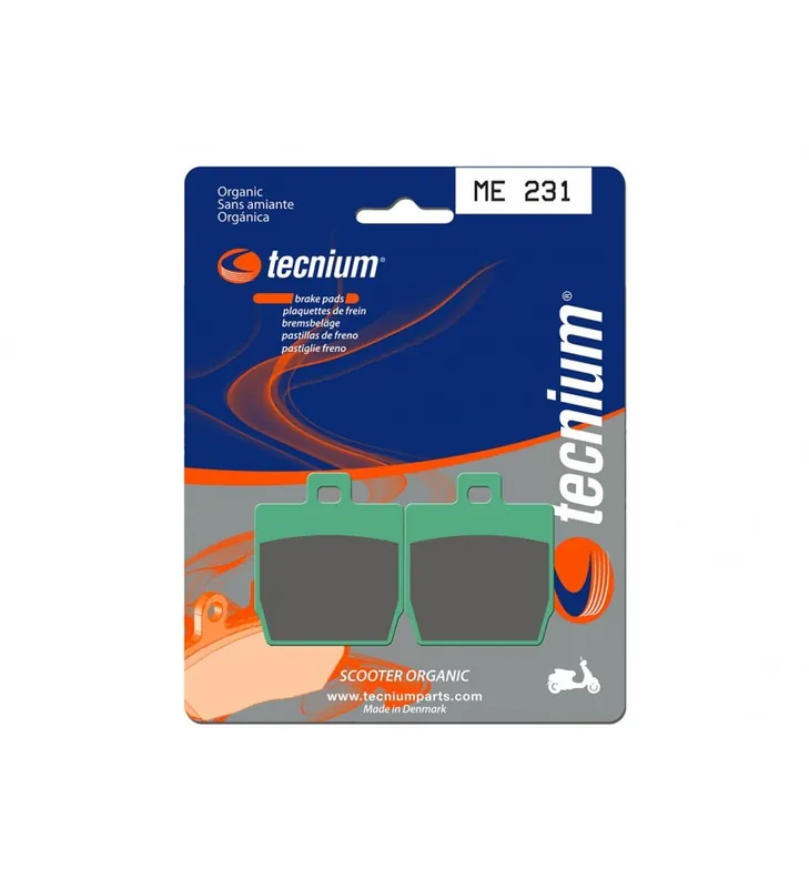 PLAQUETTES DE FREIN Avant / Arriere TECNIUM ME231 POUR MBK NITRO Prix Bas