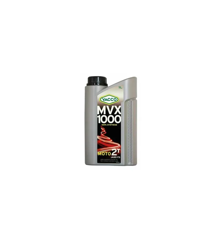 HUILE YACCO MVX 1000 2TEMPS 100% SYNTHESE BIDON 1L Meilleur Prix