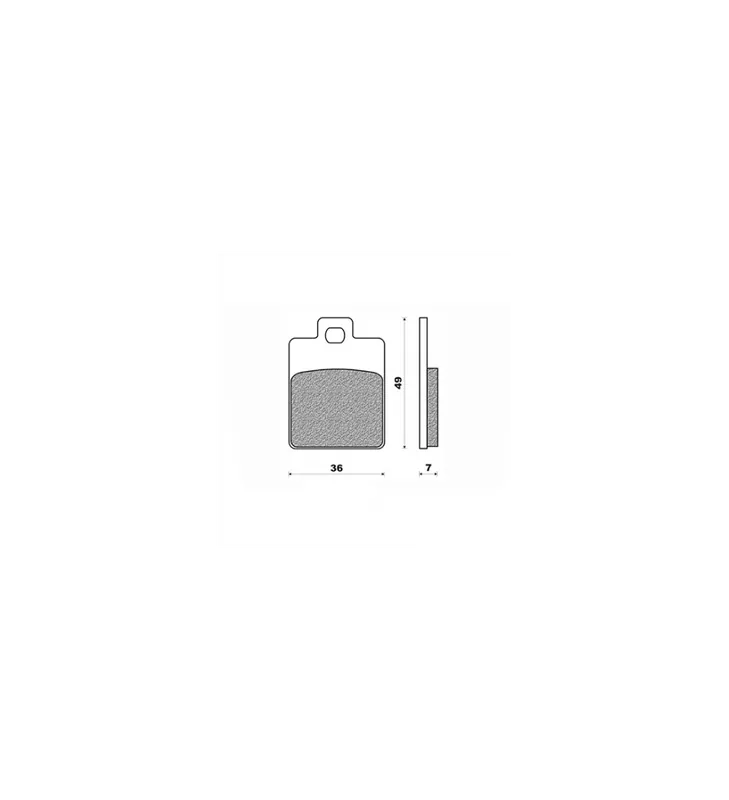 Satisfait Ou Remboursé PLAQUETTE DE FREIN NEWFREN POUR PIAGGIO FD0249BE