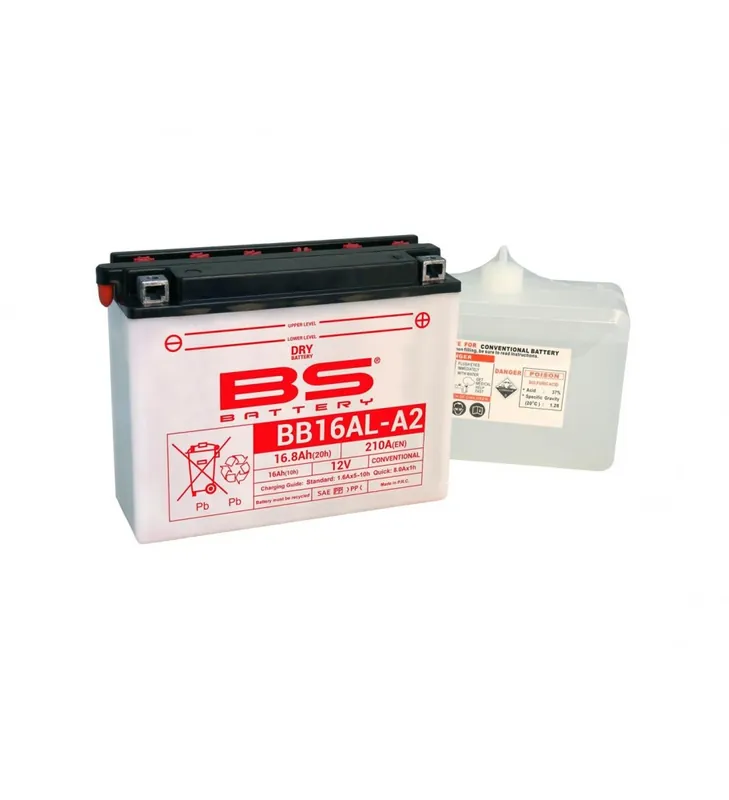 BATTERIE BS BB16AL-A2 AVEC PACK ACIDE Prix Choc