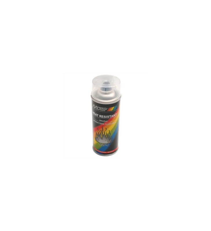 Prix Choc BOMBE DE PEINTURE MOTIP PRO HAUTE TEMPERATURE VERNIS TRANSPARENT