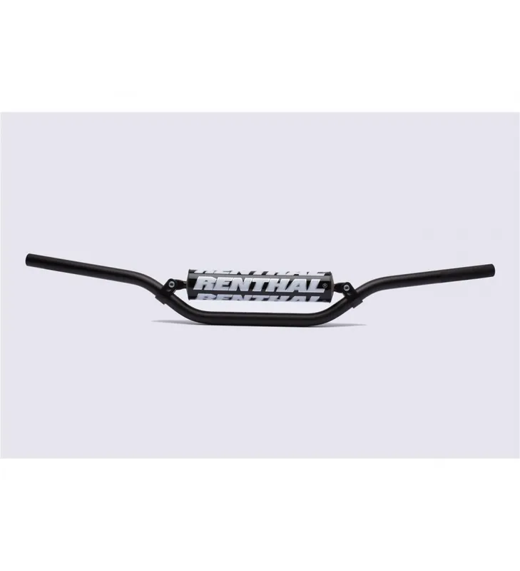 Guidon 22,2mm avec barre RENTHAL Classic Enduro Medium noir/mousse noire Offre Exclusive