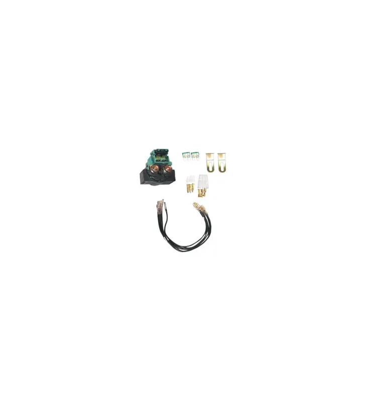 KIT RELAIS DEMARREUR MOTO HONDA 2 BORNES + PORTE FUSIBLE Nouveauté