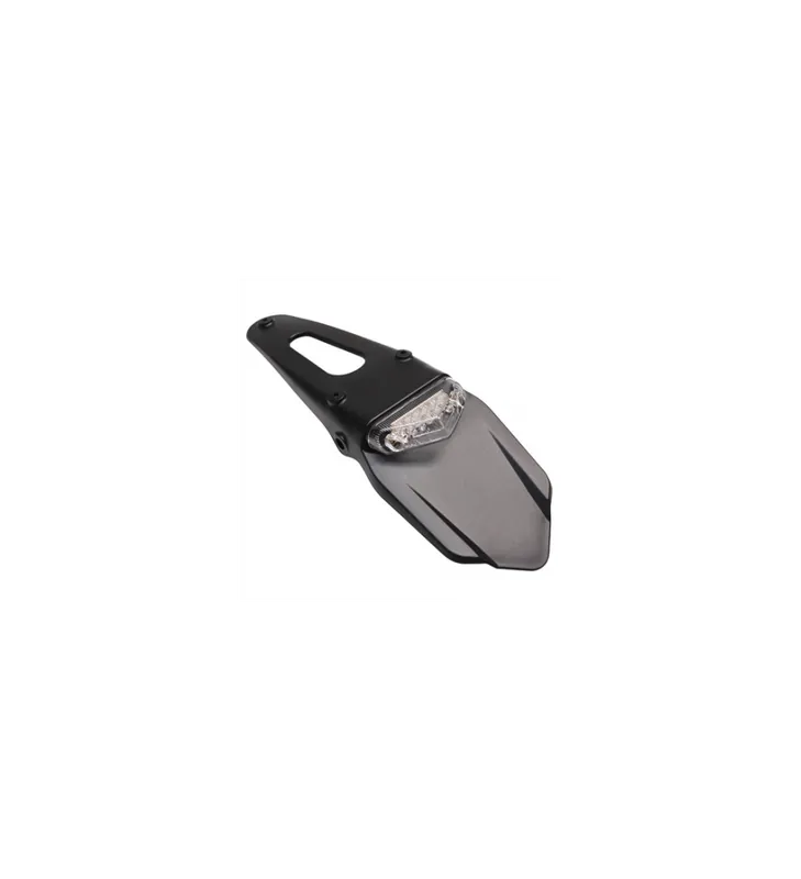 BAVETTE SUPPORT PLAQUE AVEC FEU AR POUR 50 A BOITE A LEDS TRANSPARENT AVEC ECLAIRAGE PLAQUE HOMOLOGUE CE Must-Have